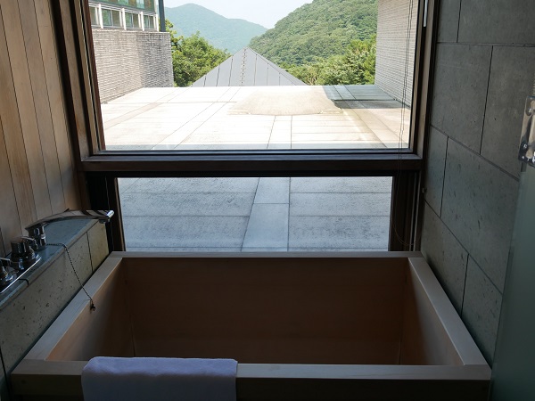 箱根の森のお風呂